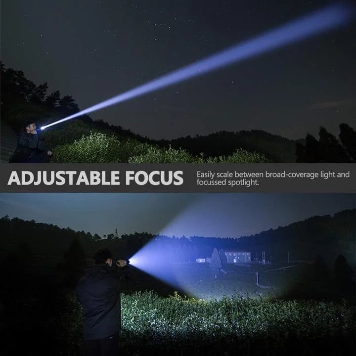 High-Intensity LED Flashlight 90000 Lumens Waterproof Portable - Image 5