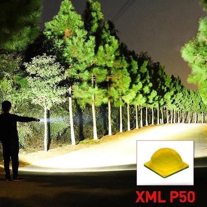 High-Intensity LED Flashlight 90000 Lumens Waterproof Portable - Image 6
