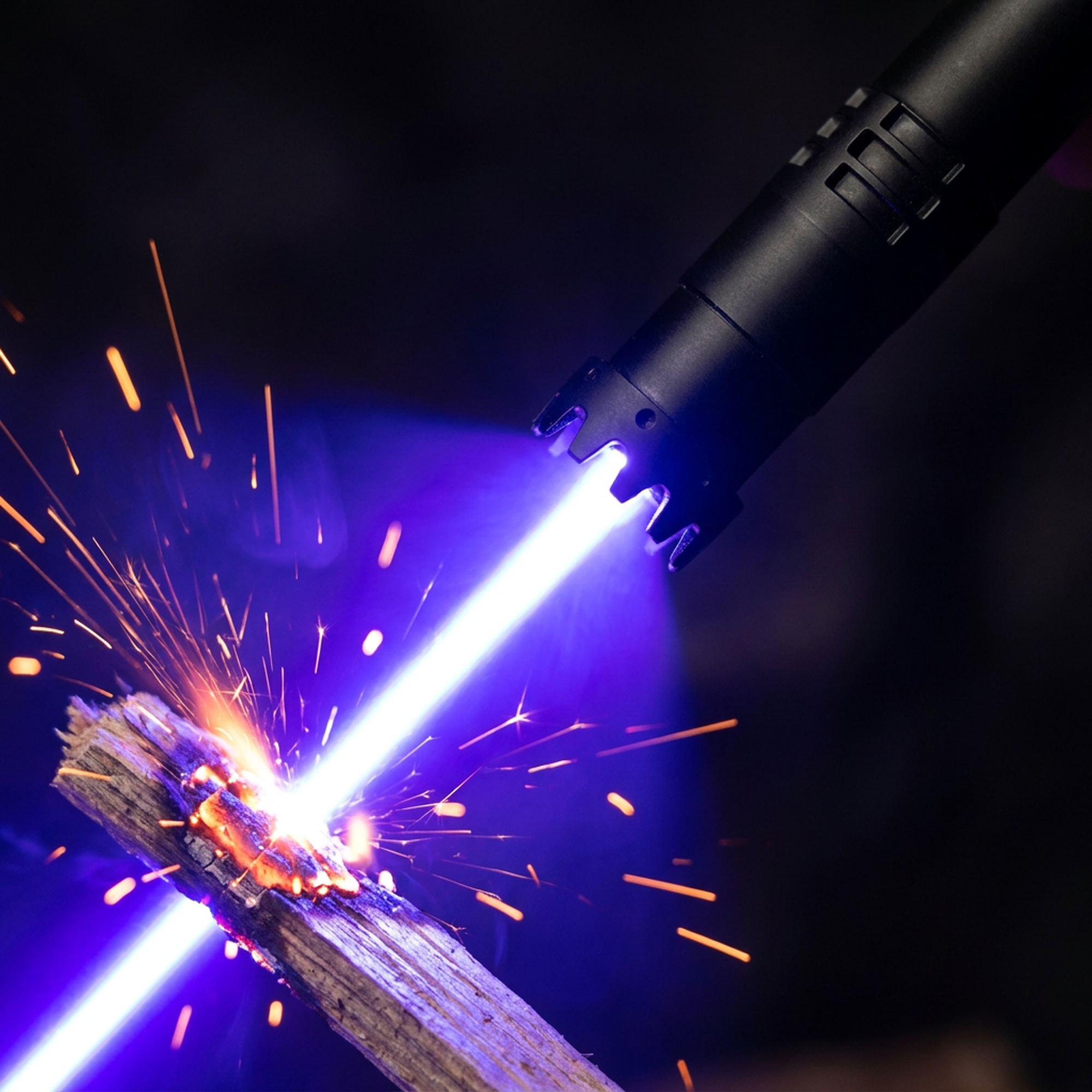 High-Power Tactical Laser Torch Fire Starting and Camping Use - Image 2