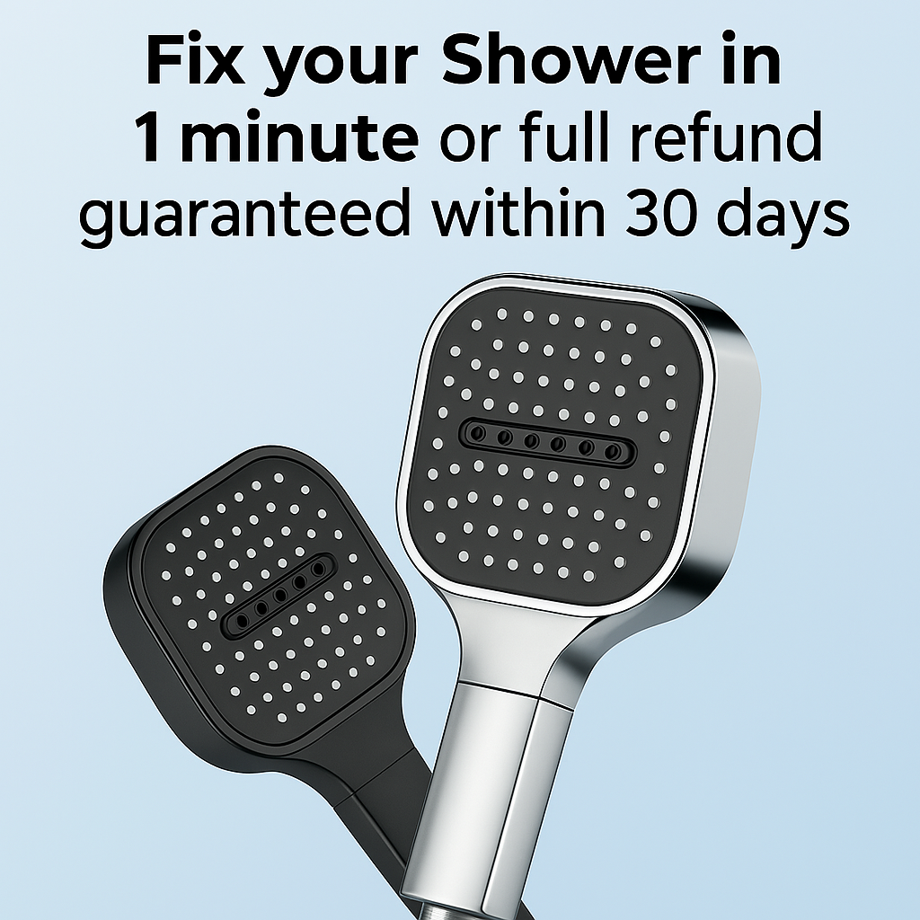 High-Pressure Shower Head Turbo Boost and Filtration System - Image 7