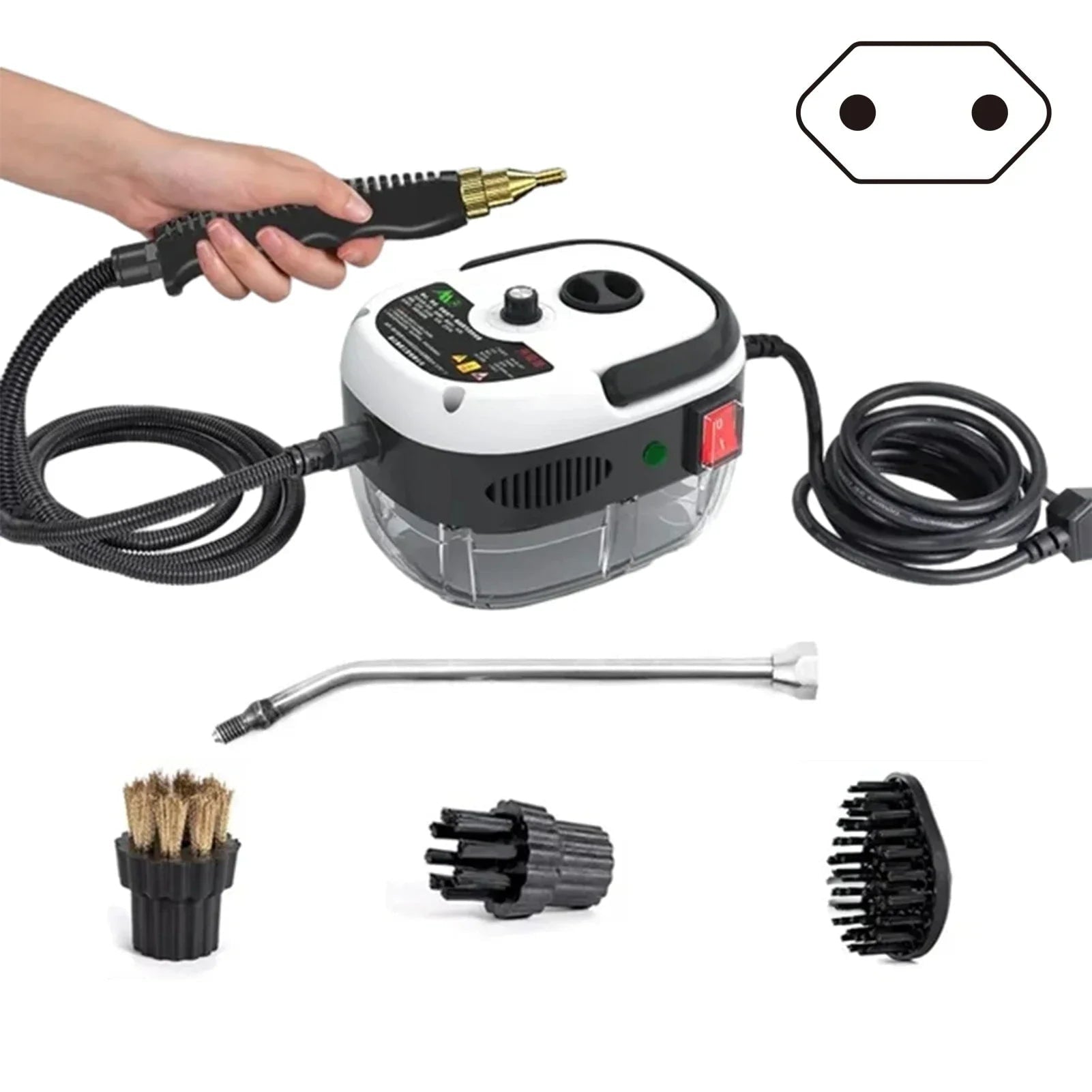 High-Pressure Steam Cleaner Home & Kitchen 2500w 6 Settings - Image 10