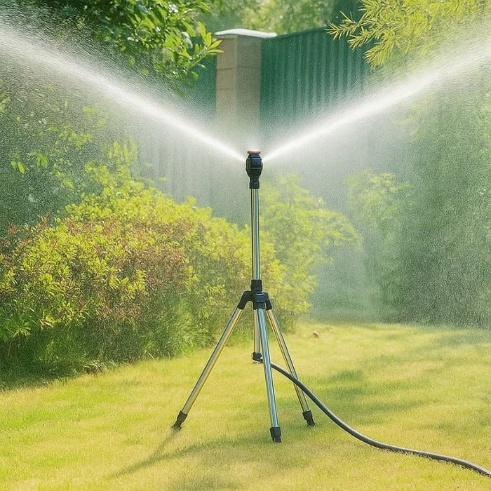 High Pressure Tripod Sprinkler Efficient Lawn Watering - Image 1