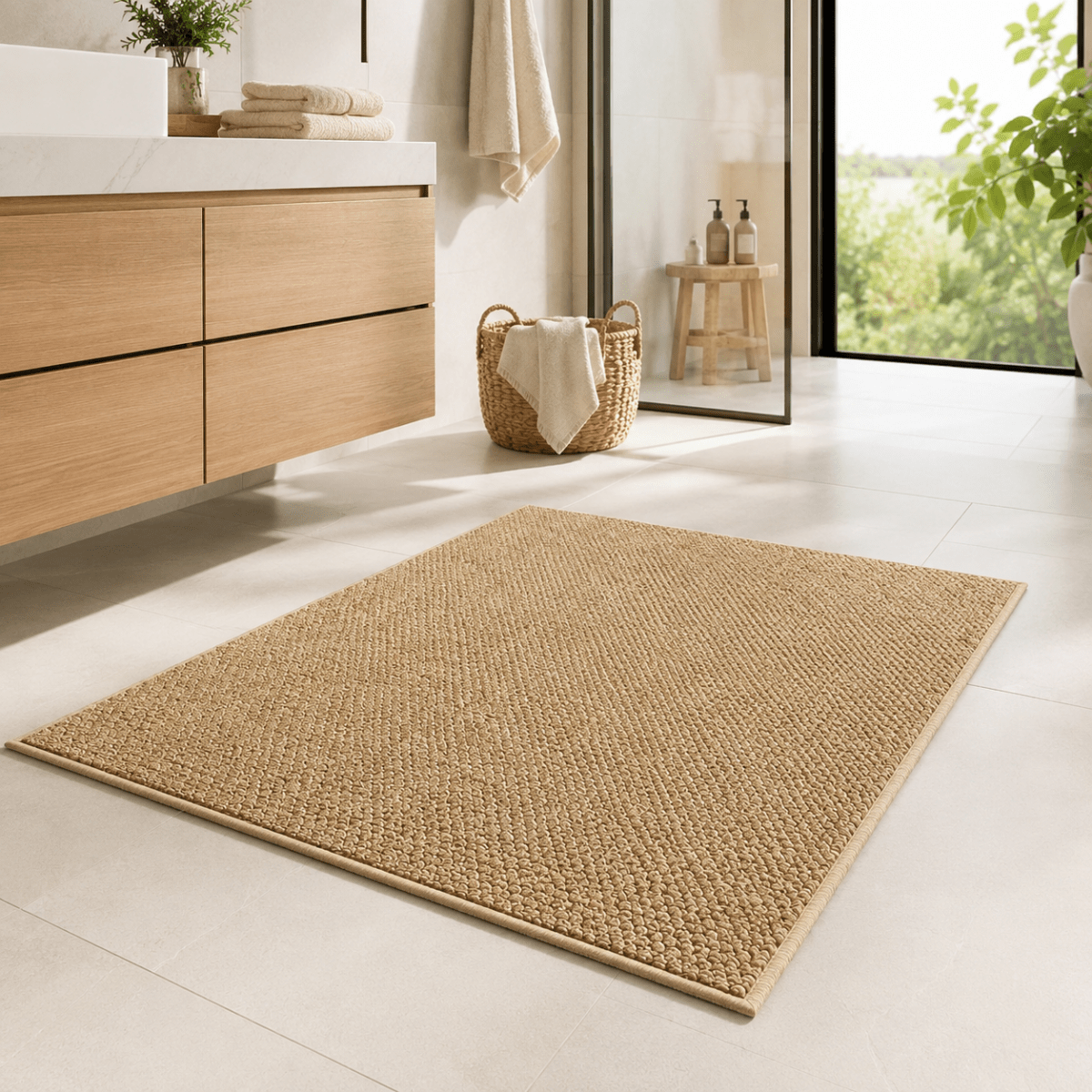 Highly Absorbent Bathroom Doormat Indoor and Outdoor Use - Image 1
