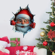 Holiday Wall Sticker Set Merry Santa Decor Christmas Cheer - Image 2