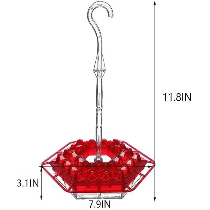 Hummingbird Feeder Ant Guard Outdoor Hanging Nectar Dispenser - Image 6