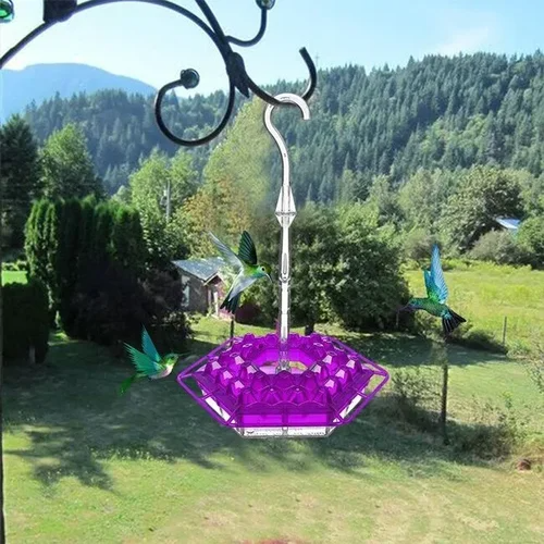 Hummingbird Feeder Easy Clean Design and Colorful Base - Image 3
