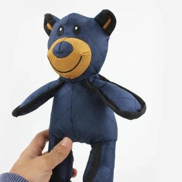 Indestructible Interactive Bear Toy Heavy Chewers Durable Plush - Image 1