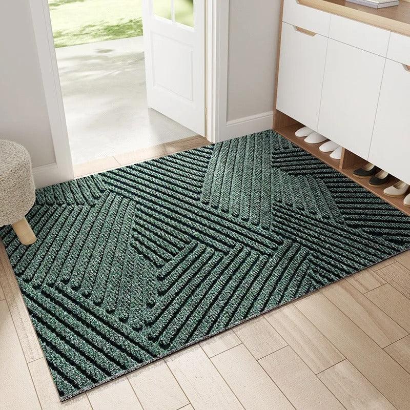 Indoor Door Mat Non-Slip Backing Modern Geometric Design - Image 1