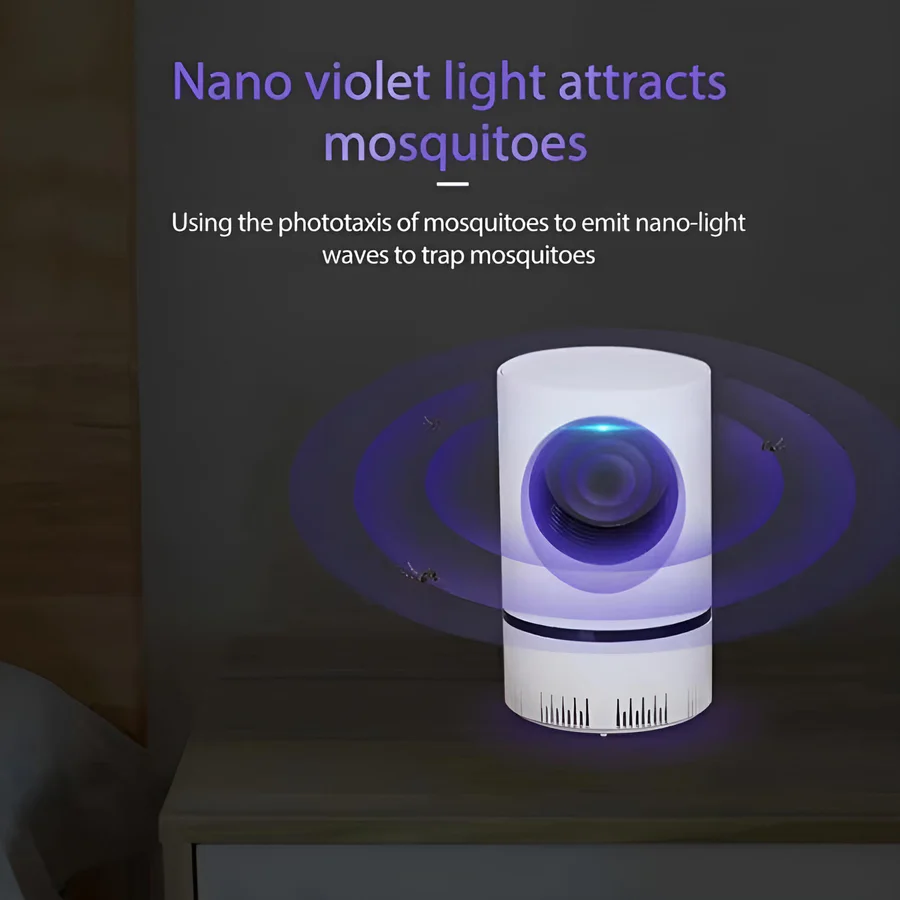 Indoor UV Light Insect Trap Mosquitoes and Flies Portable Killer - Image 7
