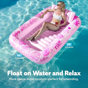 Inflatable Pool Float Camping Bed Relaxation - Image 3