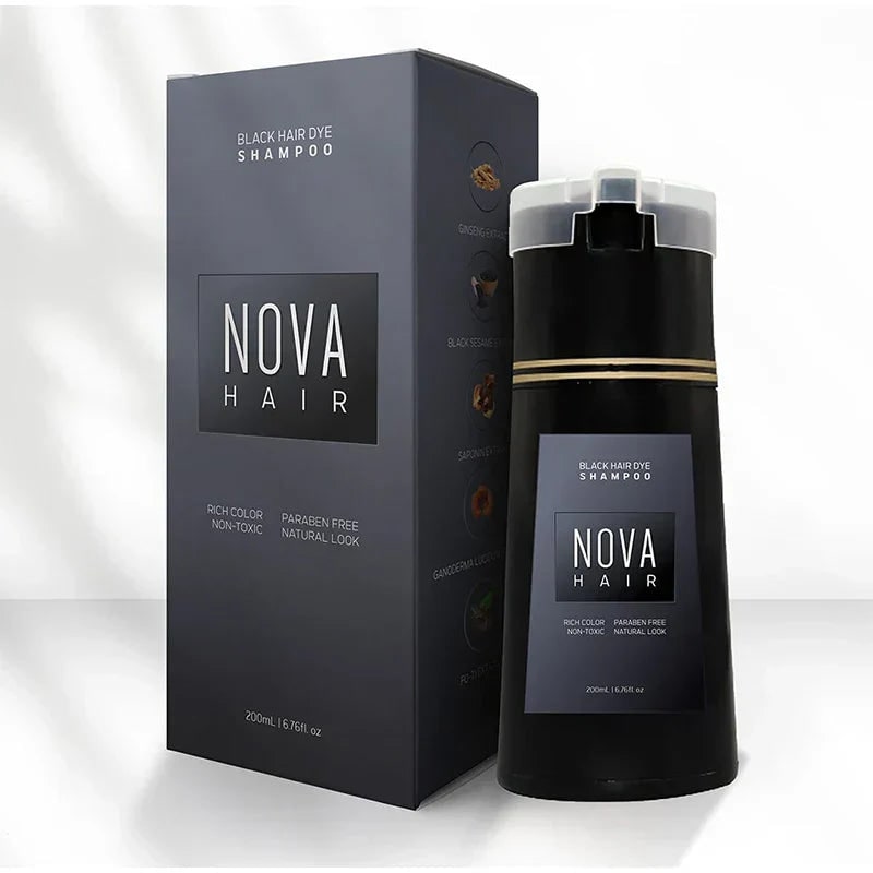 Instant Hair Dye Shampoo Rich Color and Natural Look - Image 1