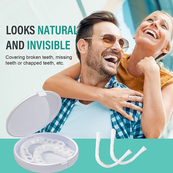 Instant Veneers Missing Teeth Natural-Looking Dental - Image 3