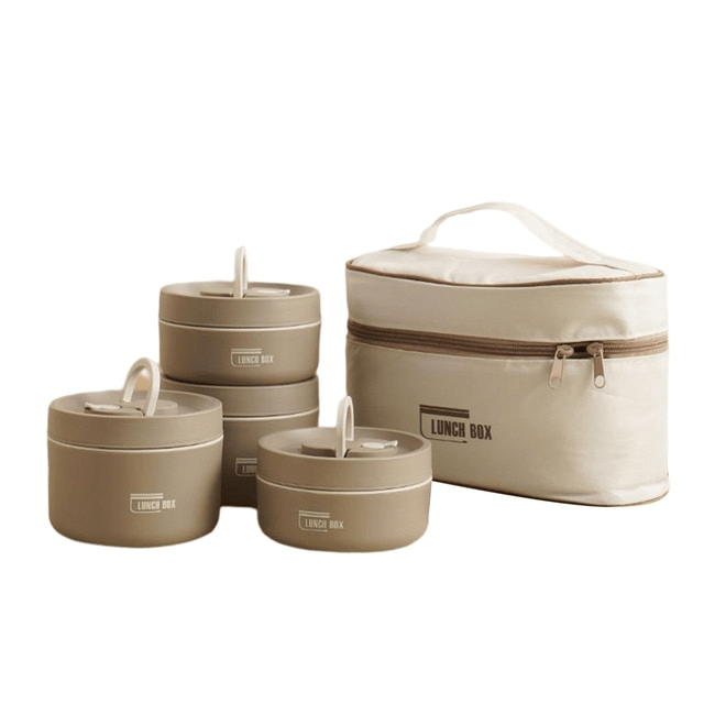 Insulated Lunch Box Hot Meals Double-Walled Kitchen Storage - Image 16