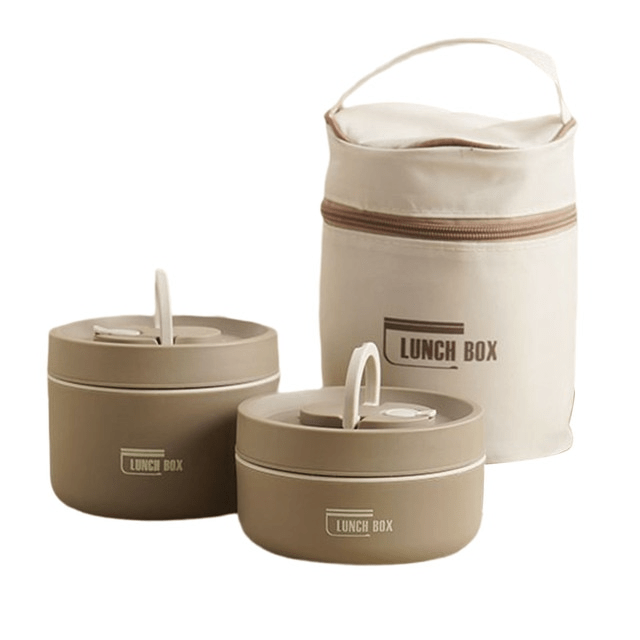 Insulated Lunch Box Hot Meals Double-Walled Kitchen Storage - Image 23