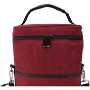 Insulated Wine Cooler Tote Bag Adjustable Strap 2 Bottles - Image 7