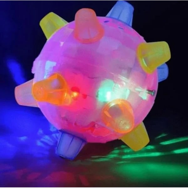 Interactive Dog Ball Toy Lights and Automatic Movement Fun - Image 1