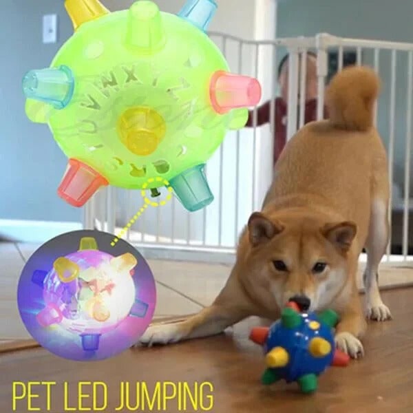 Interactive Dog Ball Toy Lights and Automatic Movement Fun - Image 4