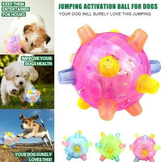 Interactive Dog Ball Toy Lights and Automatic Movement Fun - Image 6