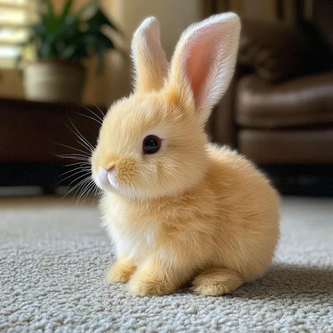 Interactive Plush Bunny Toy Realistic Movements and Sounds - Image 1