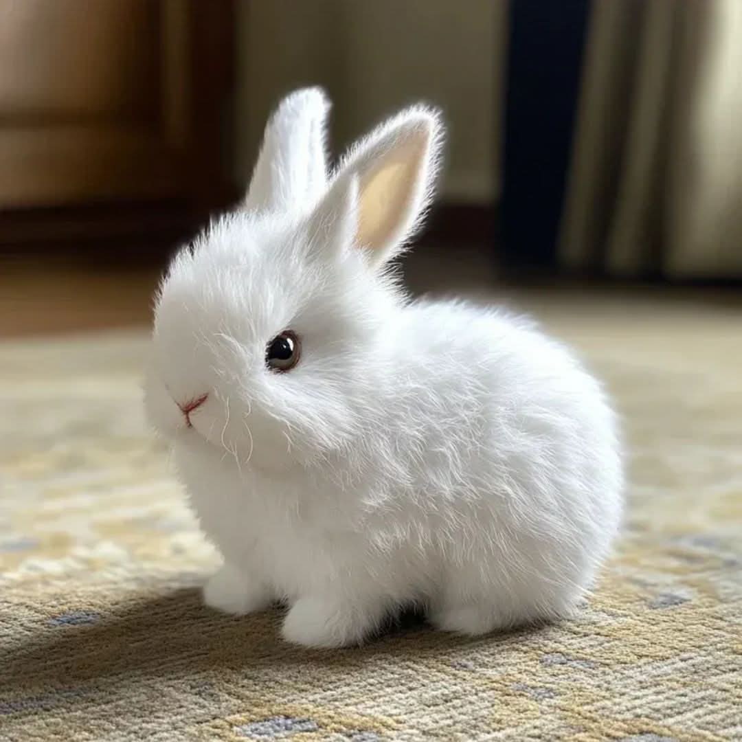 Interactive Plush Bunny Toy Realistic Movements and Sounds - Image 3