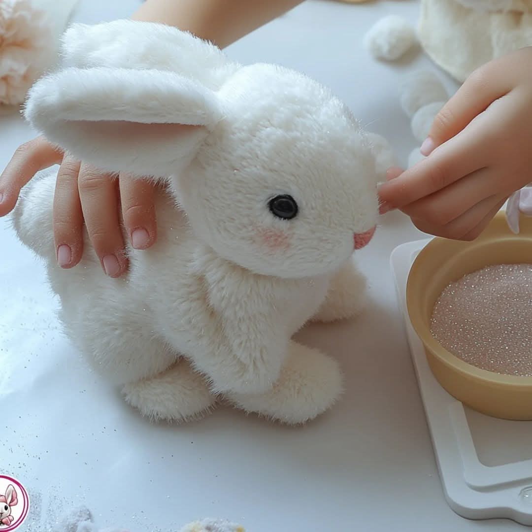 Interactive Plush Bunny Toy Realistic Movements and Sounds - Image 5