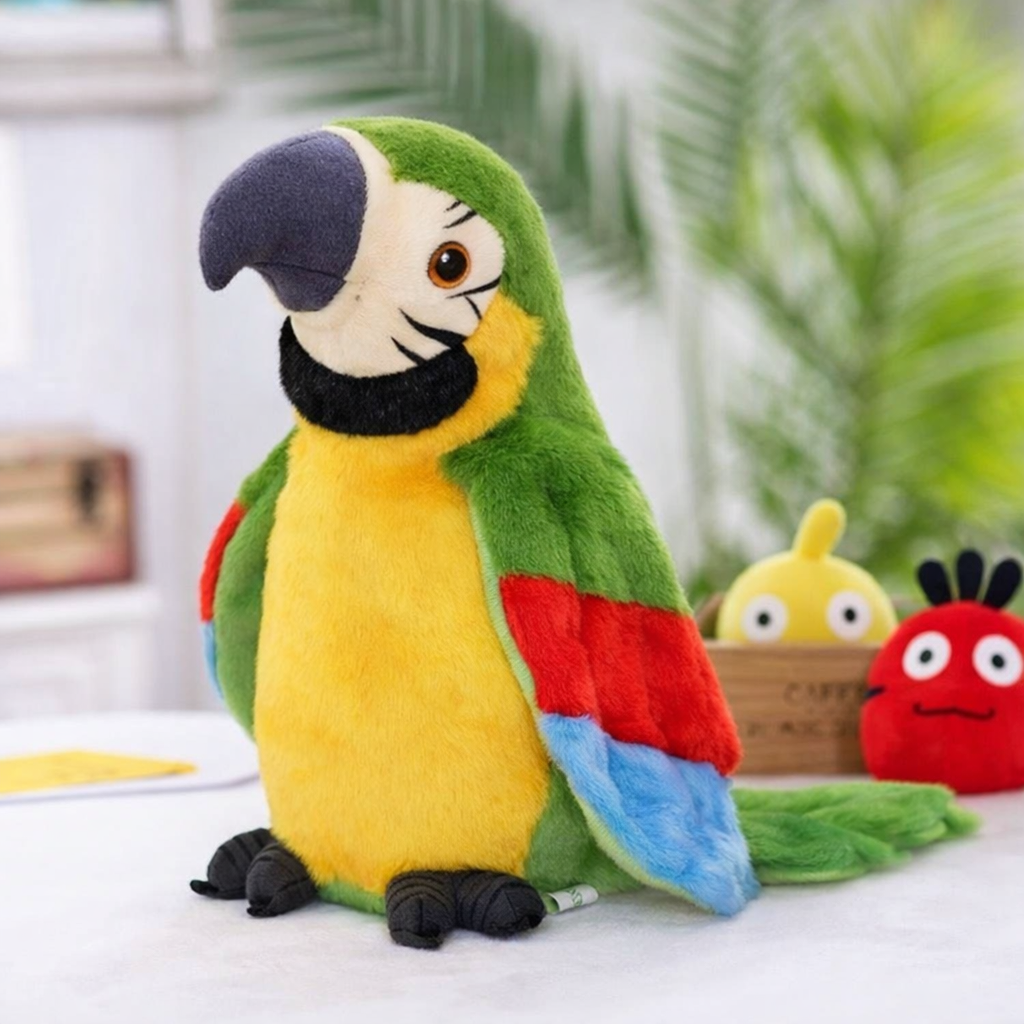 Interactive Plush Toy Talking Parrot Engaging Playtime - Image 5