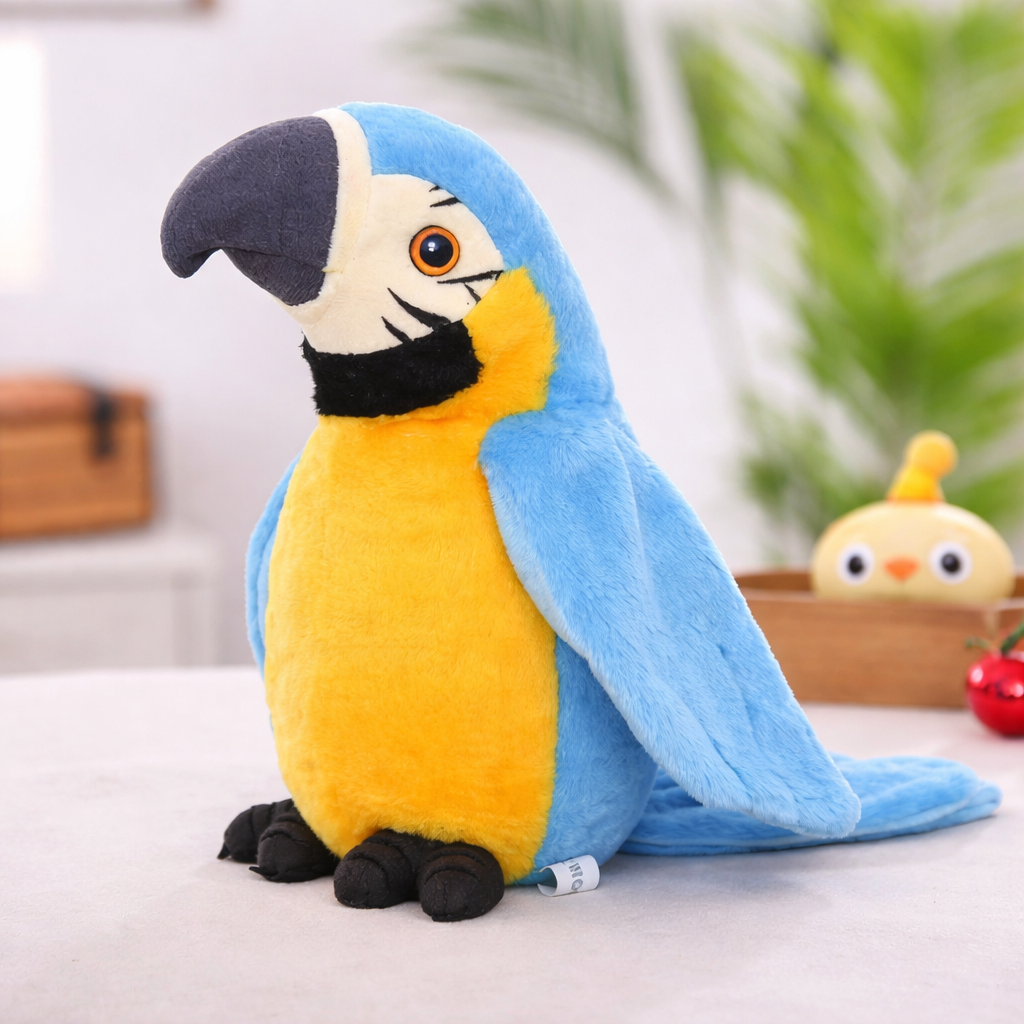 Interactive Plush Toy Talking Parrot Engaging Playtime - Image 8