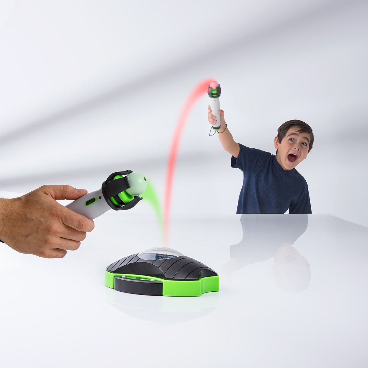 Interactive Pong Game Controllers Fun Family Playtime - Image 6