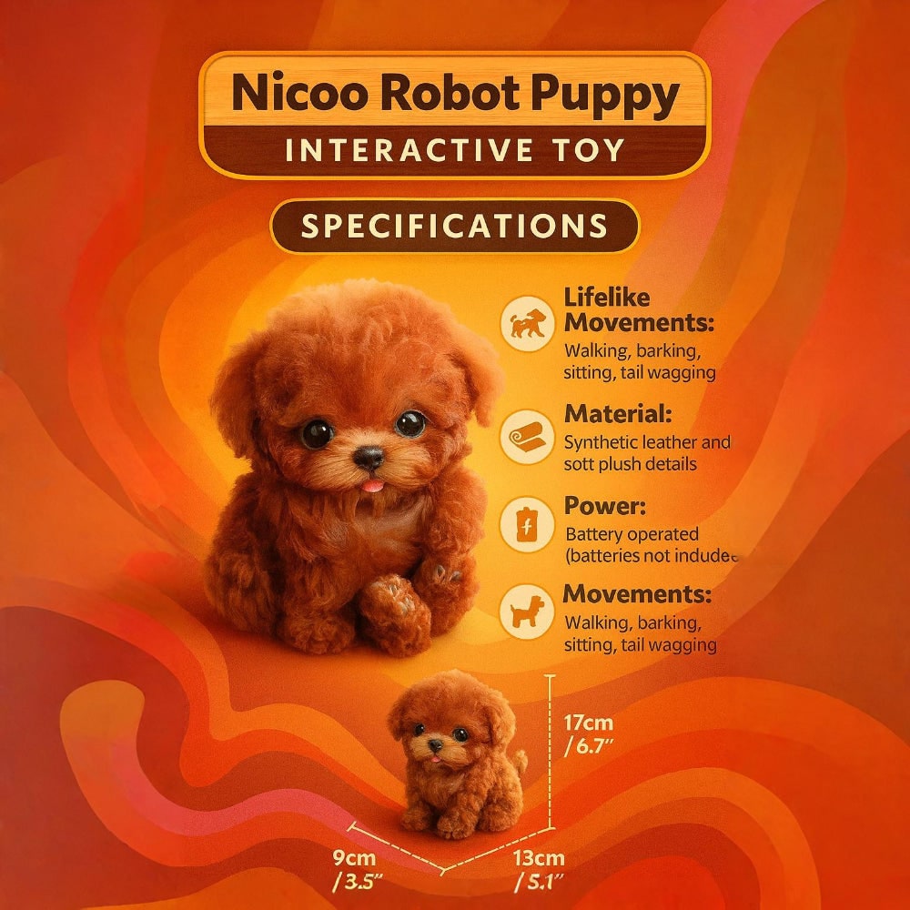 Interactive Robot Puppy Toy Realistic Design Fun - Image 5