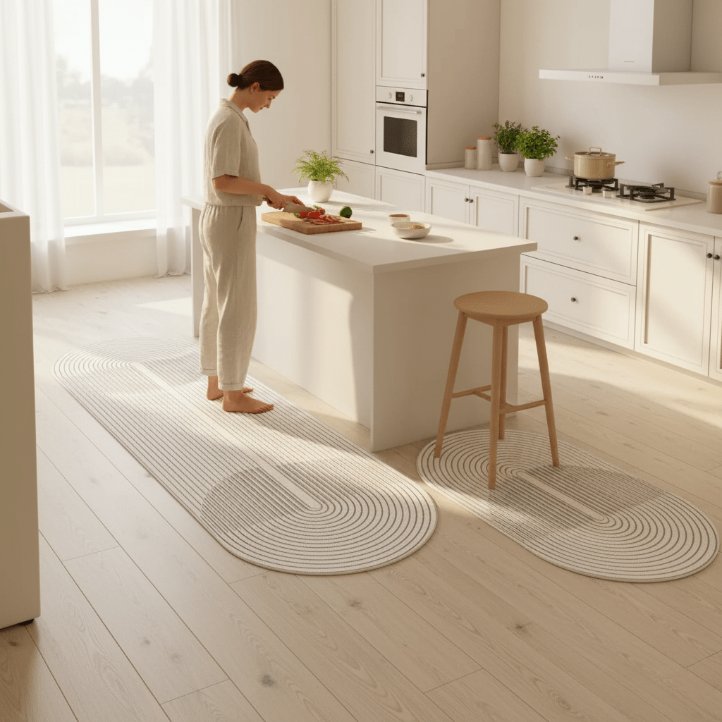 Kitchen Mat Comfort and Safety Non-Slip Design Modern Style - Image 2