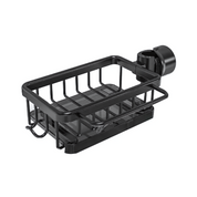 Kitchen Sink Basket Organizer Black Metal Storage Caddy Soap - Image 3