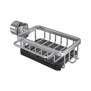 Kitchen Sink Basket Organizer Black Metal Storage Caddy Soap - Image 6