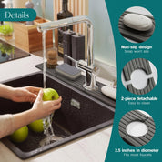 Kitchen Sink Mat Drying Mat Absorbent Design Easy Clean - Image 11