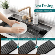 Kitchen Sink Mat Drying Mat Absorbent Design Easy Clean - Image 7