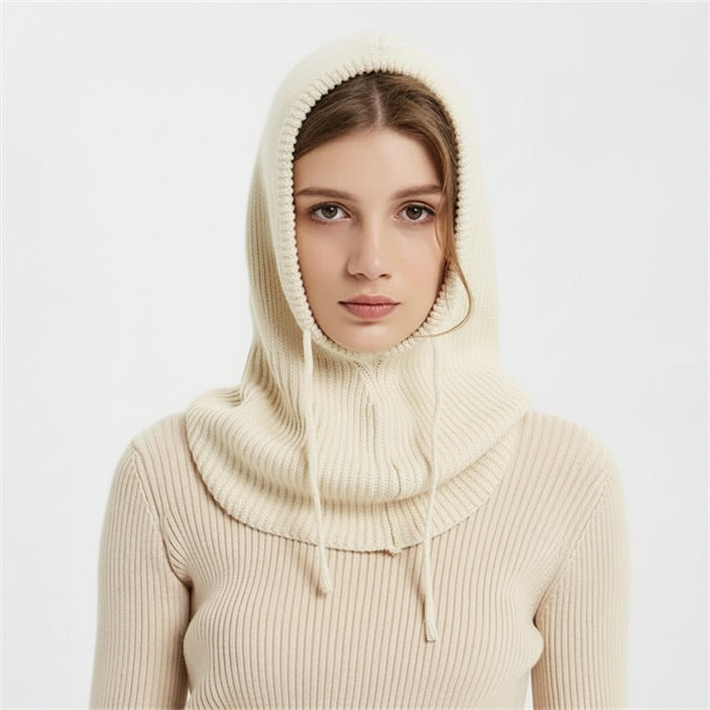 Knit Beanie Cashmere Winter Ribbed Stretch Fit Warm Hat - Image 5