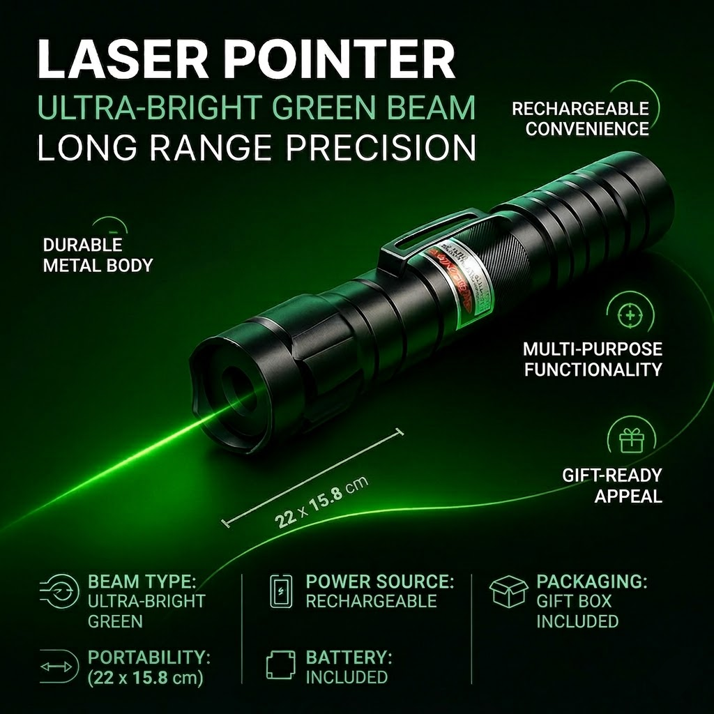 Laser Pointer Rechargeable Long Range Precision - Image 4