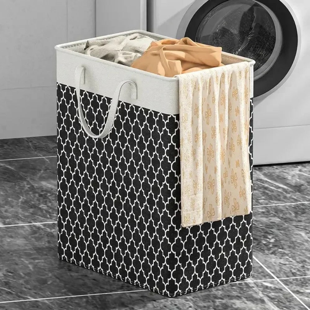 Laundry Basket Clothes Hamper Foldable Design - Image 1