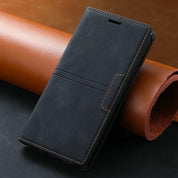 Leather Wallet Case Magnetic Closure and Protection - Image 1