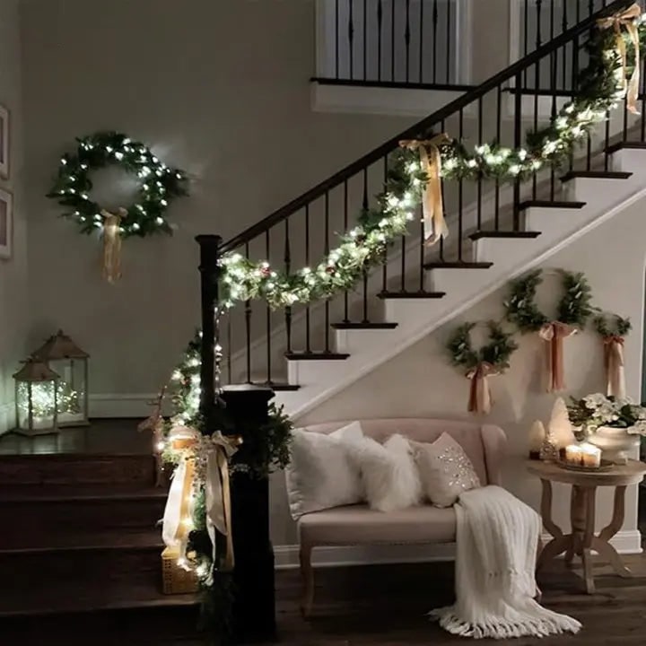 LED Christmas String Lights Sparkling & Safe Holiday Decor - Image 2