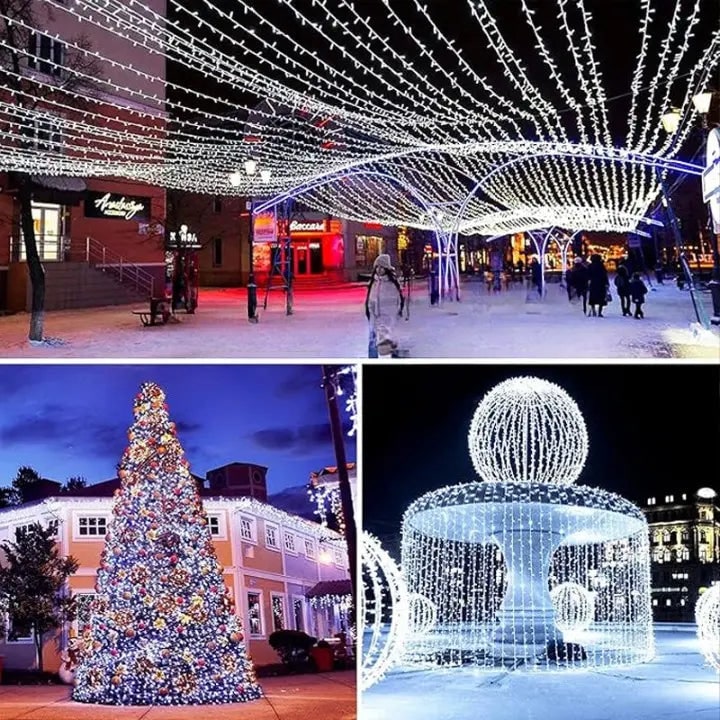 LED Christmas String Lights Sparkling & Safe Holiday Decor - Image 3