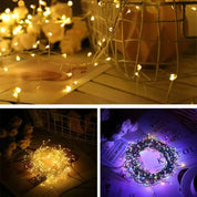 LED Christmas String Lights Sparkling & Safe Holiday Decor - Image 4