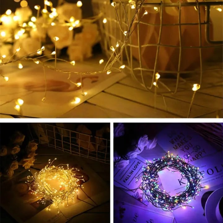 LED Christmas String Lights Sparkling & Safe Holiday Decor - Image 4