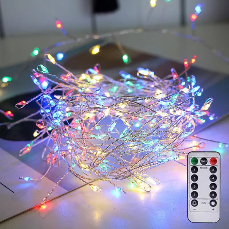 LED Christmas String Lights Sparkling & Safe Holiday Decor - Image 9