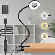 LED Desk Lamp Reading Adjustable Clip Design - Image 1