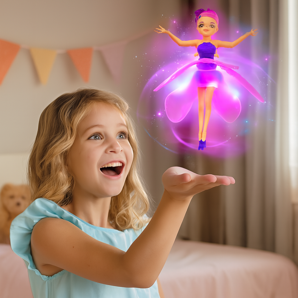 LED Light Fairy Flying Toy Interactive Princess Design - Image 2