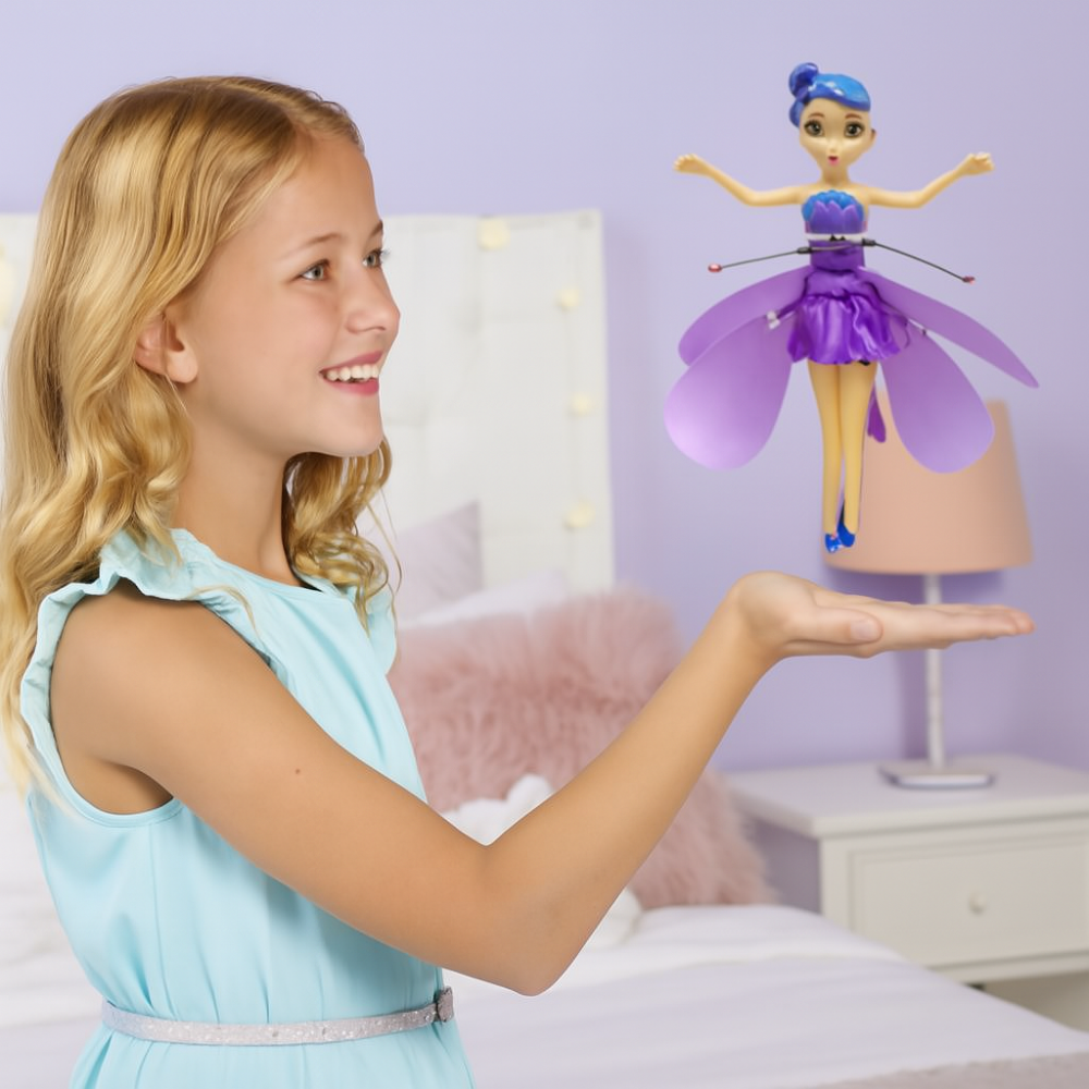 LED Light Fairy Flying Toy Interactive Princess Design - Image 8
