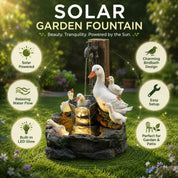 LED Light Solar Powered Outdoor Fountain Garden Decor - Image 4