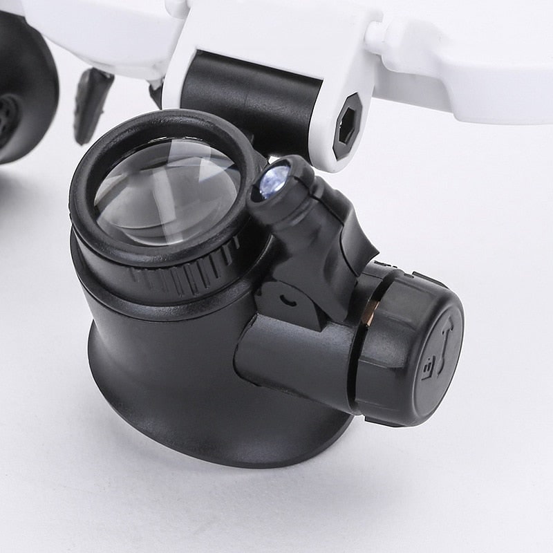 LED Magnifying Glasses 3-Level Illumination Precision Tasks - Image 4