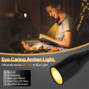 LED Neck Light USB Rechargeable 3 Colors & Dimmable Flexibility - Image 1