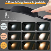 LED Neck Light USB Rechargeable 3 Colors & Dimmable Flexibility - Image 2